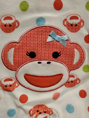 Sock Monkey Footed Pajamas