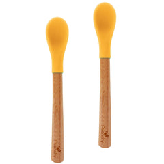 Bamboo & Silicone Infant Spoons