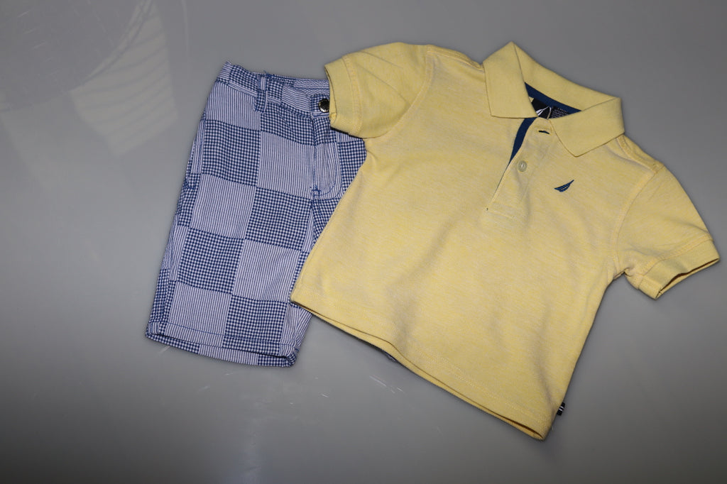2pc Short Sleeve Polo & Short Set