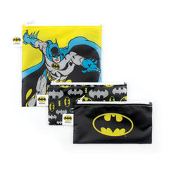 DC Comics Reusable Snack Bag, 3 Pack: Batman