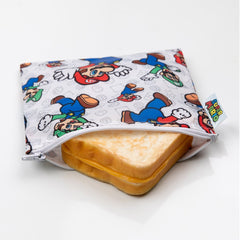 Nintendo Reusable Snack Bag, Large: Super Mario & Luigi