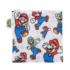 Nintendo Reusable Snack Bag, Large: Super Mario & Luigi