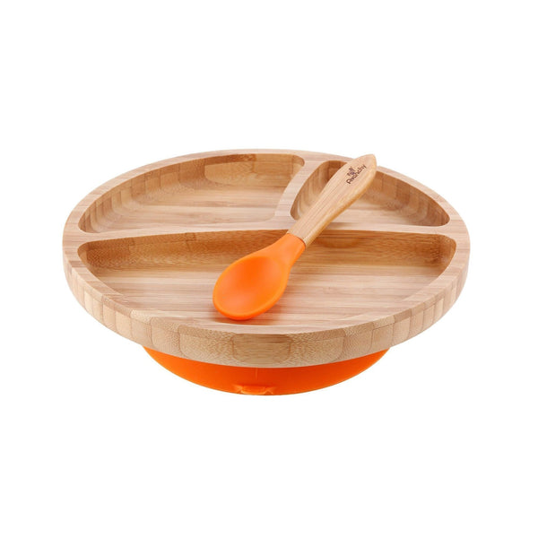 Bamboo Suction Toddler Plate + Spoon