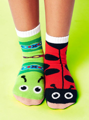 Pals Socks - Ladybug & Caterpillar | Kids Socks | Mismatched Crazy Socks