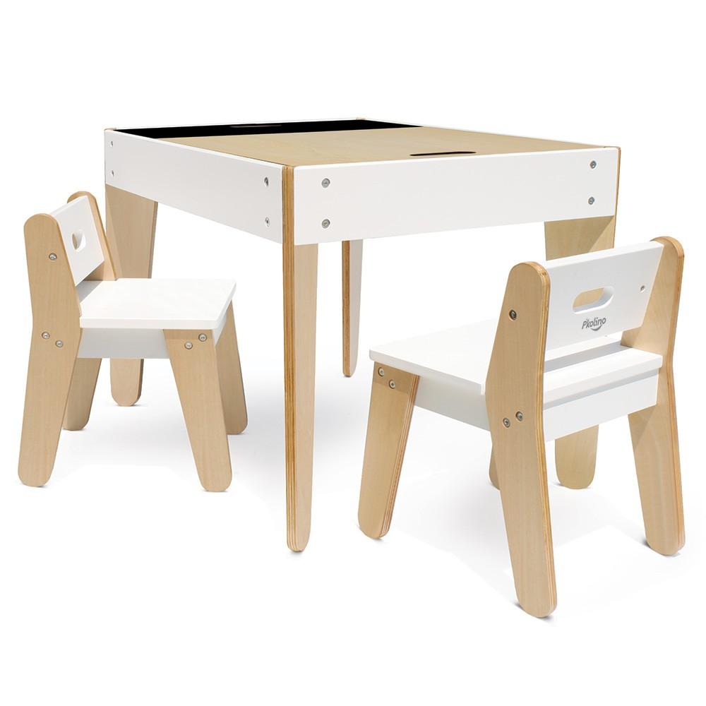 Little Modern Table and Chairs - White